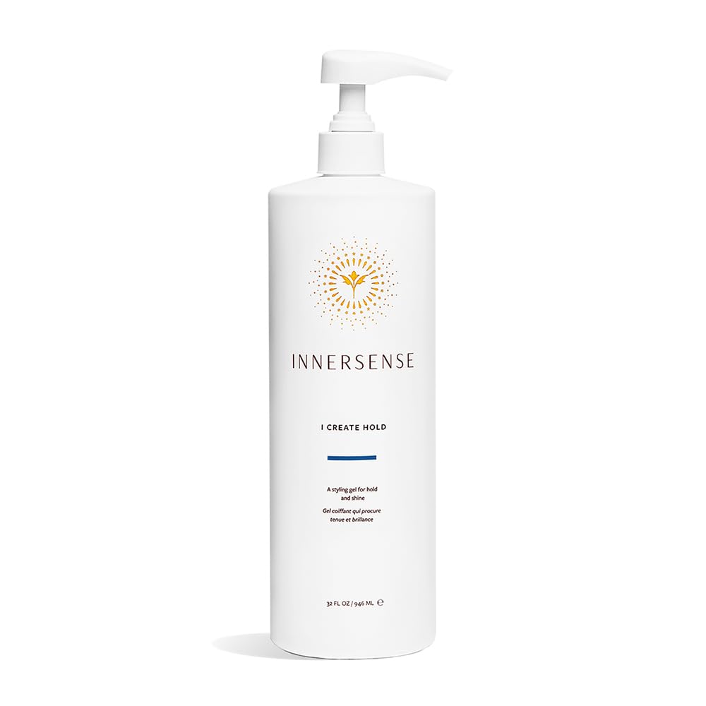 INNERSENSE I Create Hold Gel en botella-pompa, define rizos con brillo duradero.