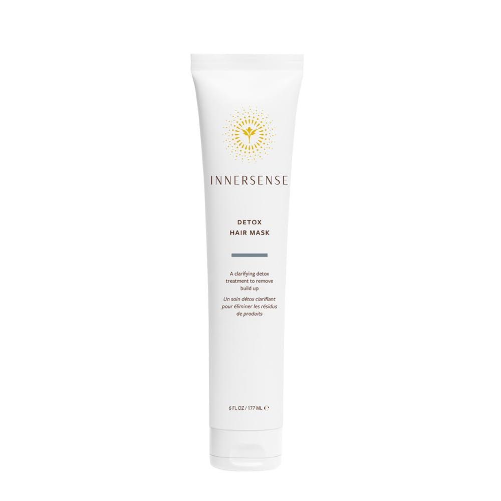 INNERSENSE Mascarilla detox natural en botella para uso suave y efectivo.