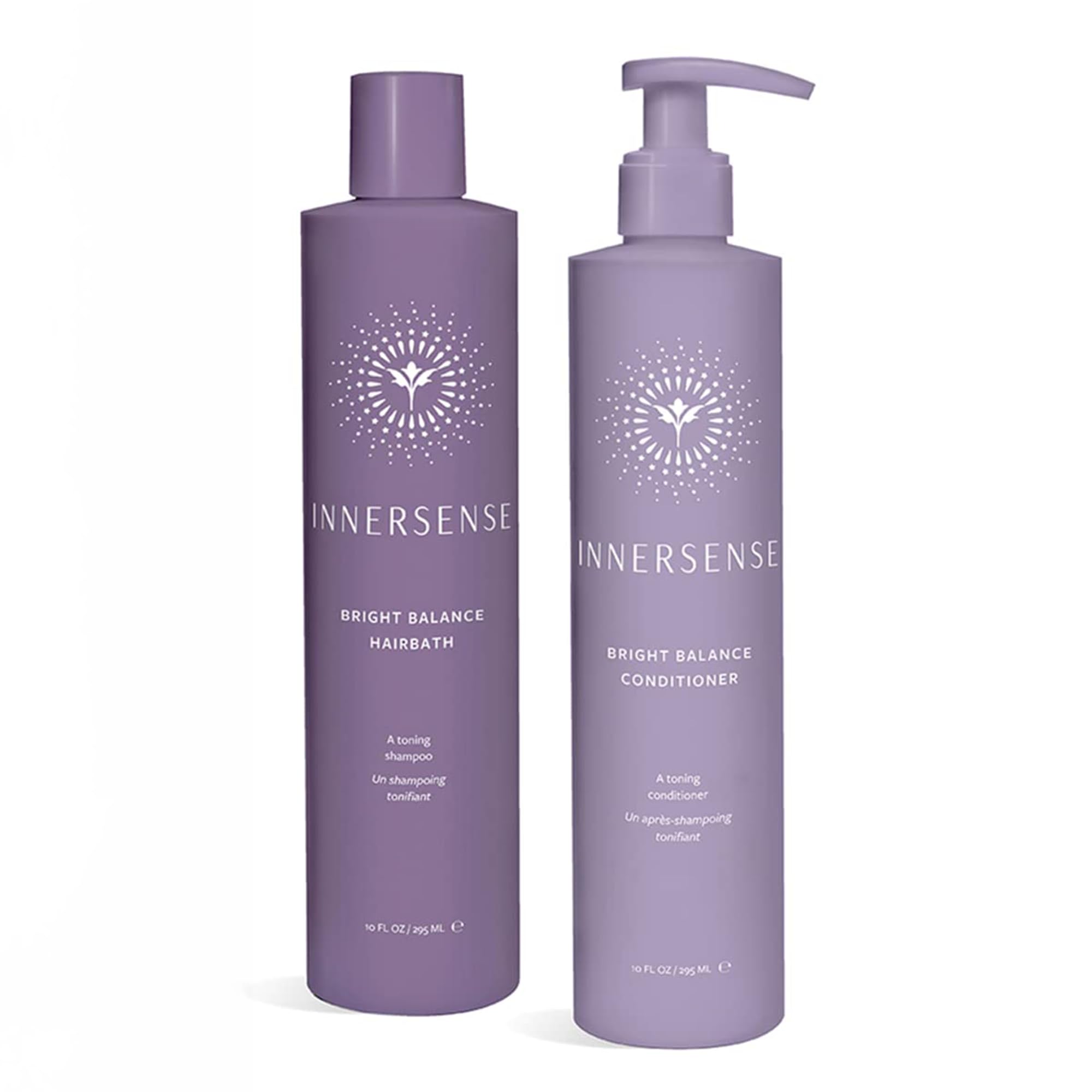 INNERSENSE Bright Balance Champú: botella visible y tono frío para rubios