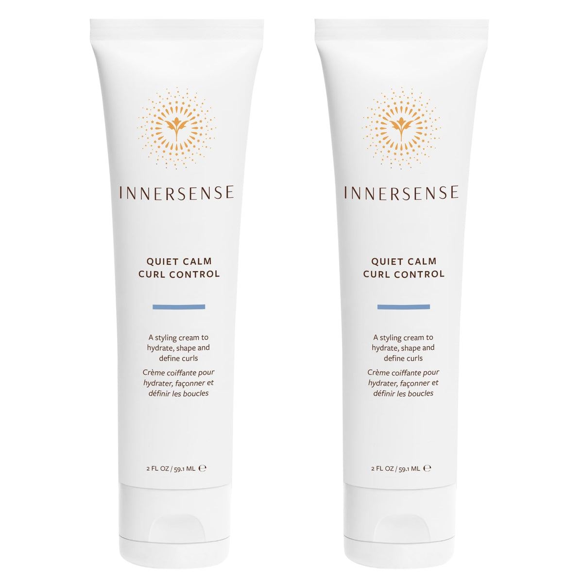 INNERSENSE Organic Beauty, botella de crema para rizos, hidratación para definir rizos
