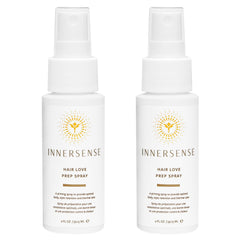 INNERSENSE Prep Spray, botella frontal, ofrece cuerpo y retención de peinado.