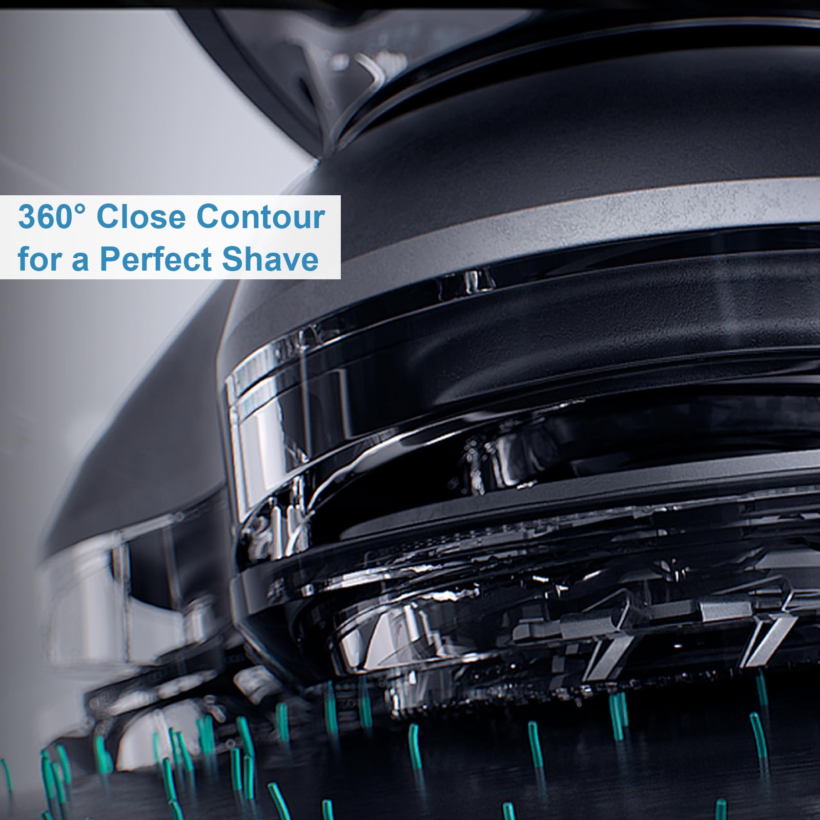 Innobeaut SH50: diseño de corte 360° para afeitado suave.