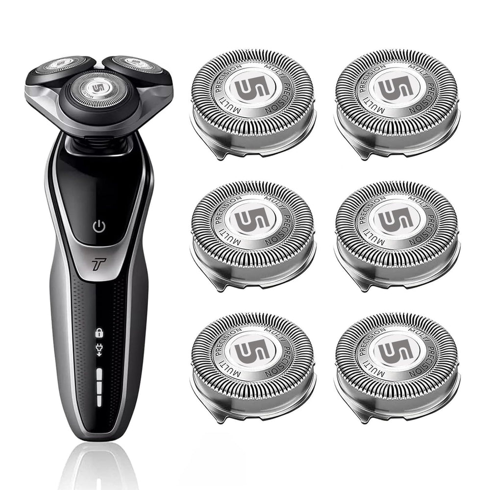 Innobeaut SH50: cabezas de repuesto para Philips 5000, seis-pack para rendimiento continuo.