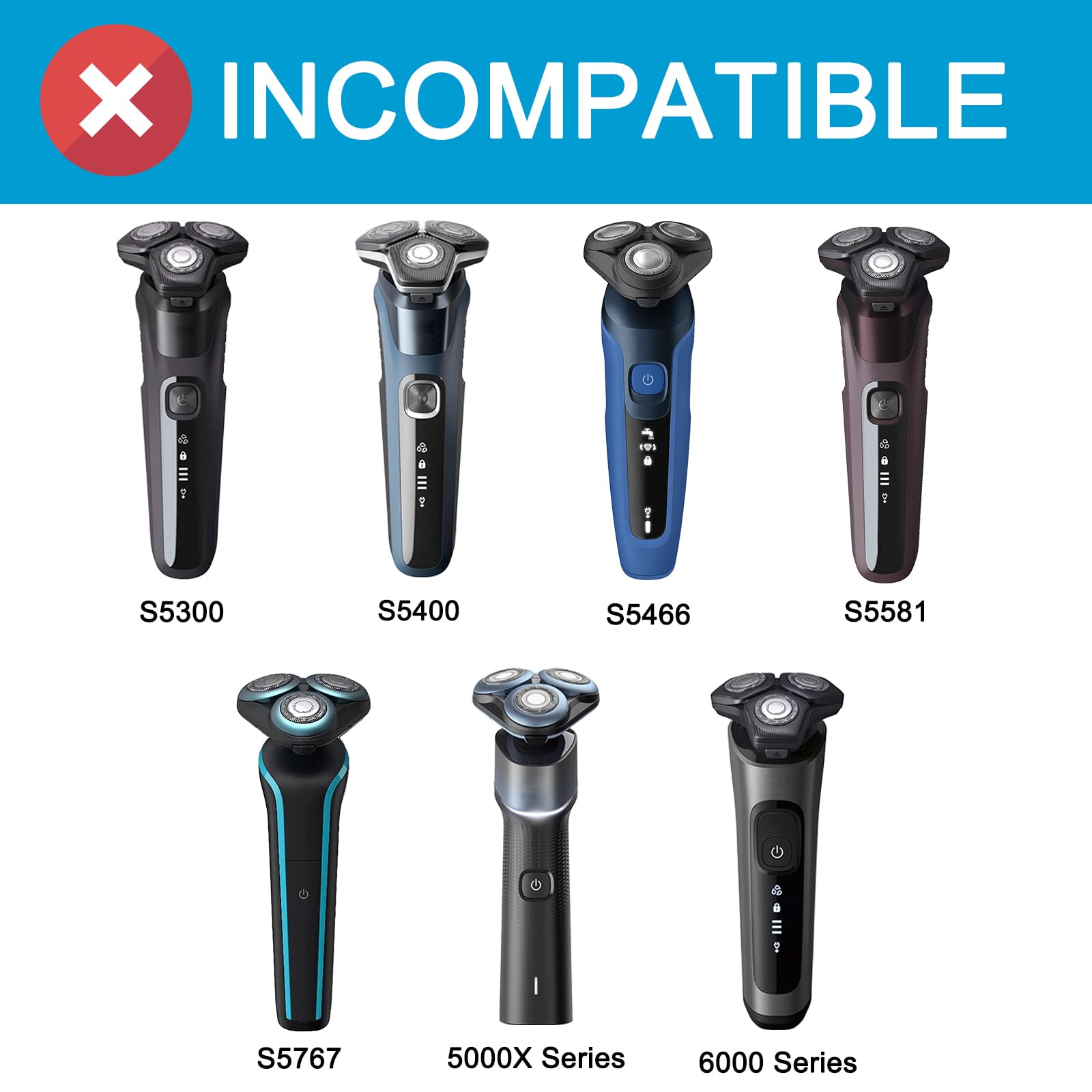 Innobeaut SH50: compatible con Series 5000 para sustitución sencilla.