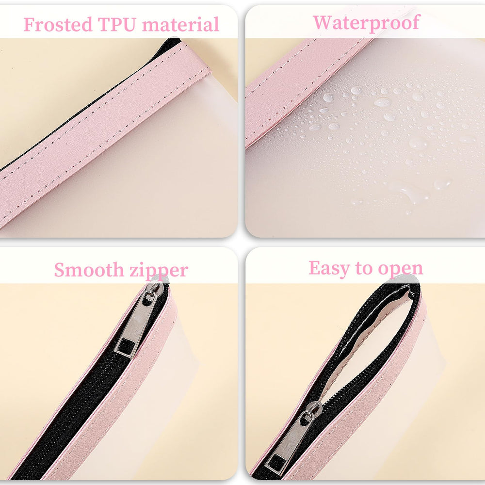 InnoHHustle pack de 4 bolsas útiles para cosméticos y objetos pequeños.