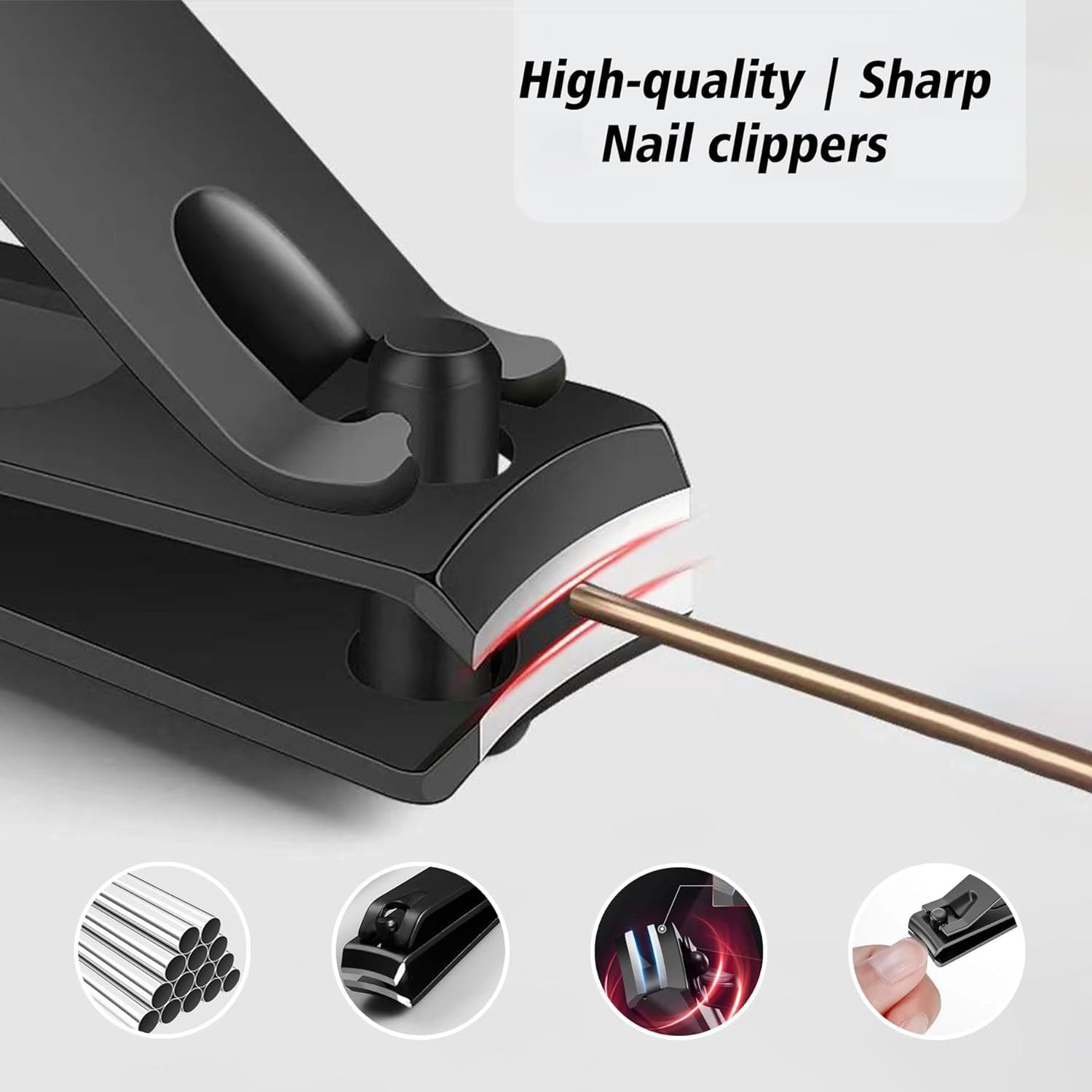 Insaizom herramientas de manicura para hombre, duraderas y fáciles de usar.