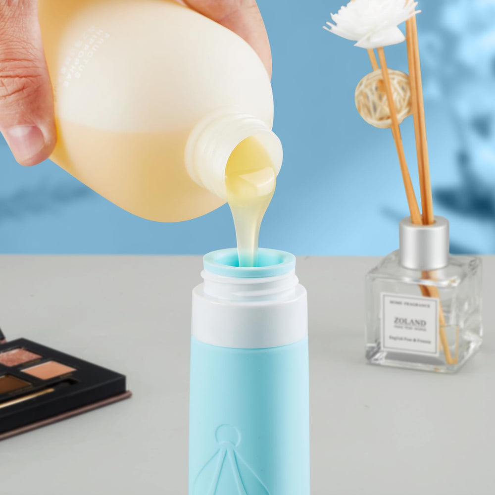 Silicona libre de BPA de INSFIT segura para champú y loción.