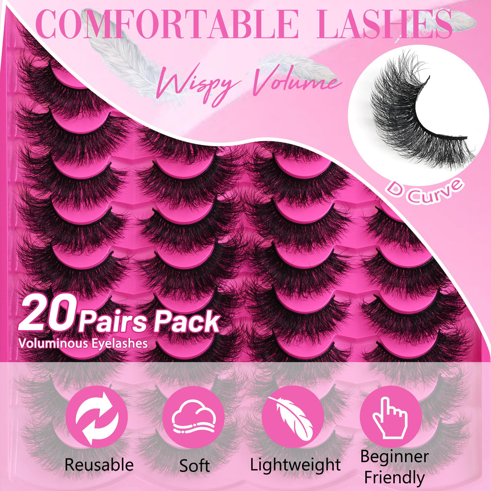 INSPEAUTY pestañas largas y dramáticas para un look llamativo.
