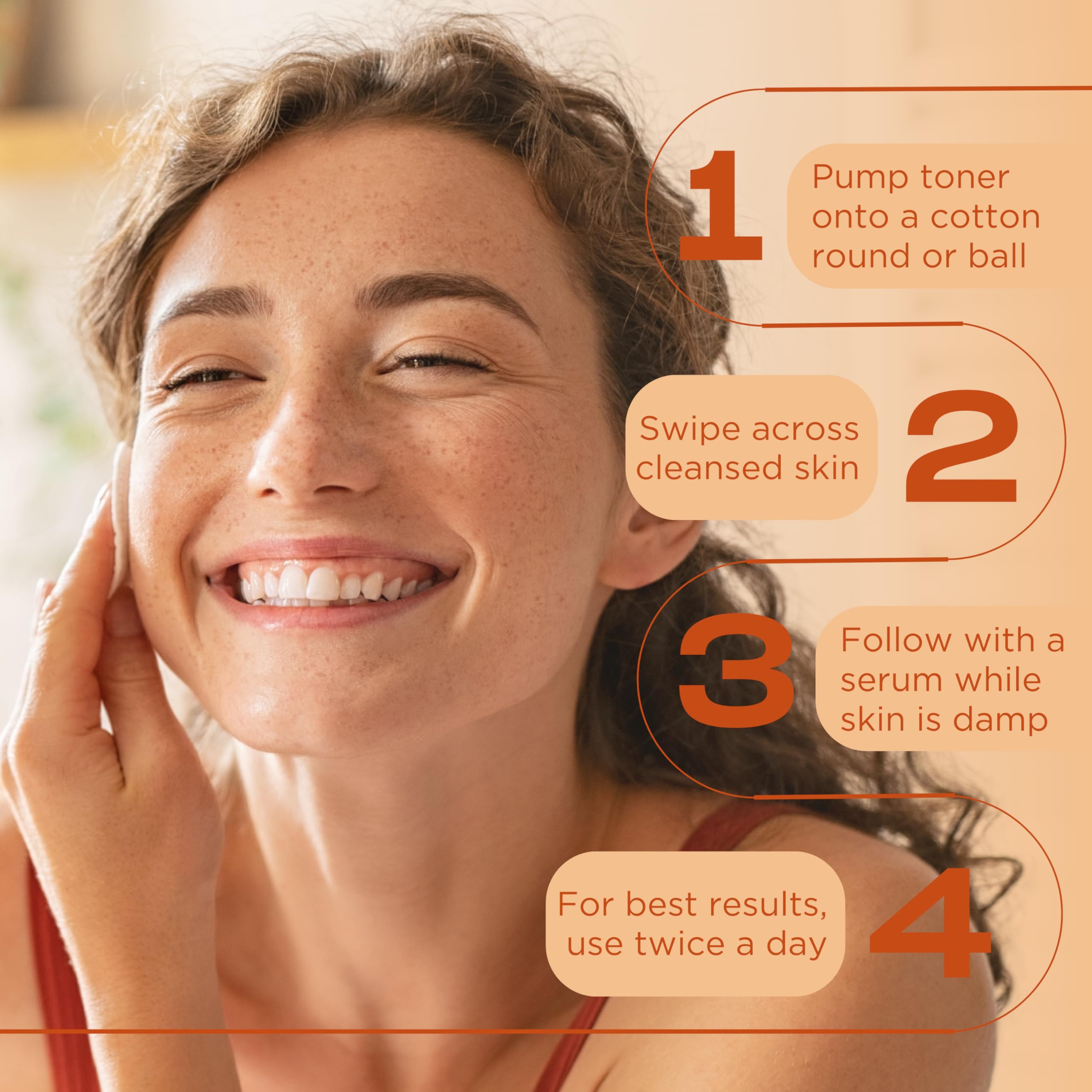 InstaNatural Tonico Facial en estantería, ideal para rutina diaria de cuidado de la piel