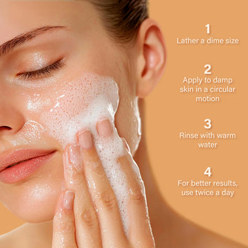 InstaNatural Vitamin C Cleanser: beneficios posibles para una piel con textura más suave.