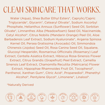 Morning or night skincare routine using InstaNatural Vitamin C moisturizer.