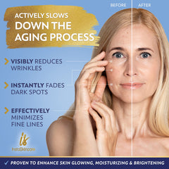 InstaSkincare Niacinamida Serum aplicación manual, fácil y rápida.