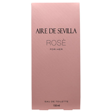 Etiqueta refinada de Aire de Sevilla Rosè diseño sofisticado