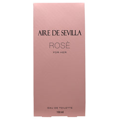 Etiqueta refinada de Aire de Sevilla Rosè diseño sofisticado