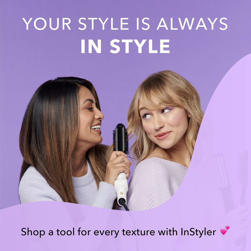 InStyler MAX apagado automático para mayor seguridad tras el peinado.