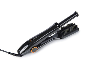 InStyler MAX barra rotativa con turmalina cerámica para un acabado suave.