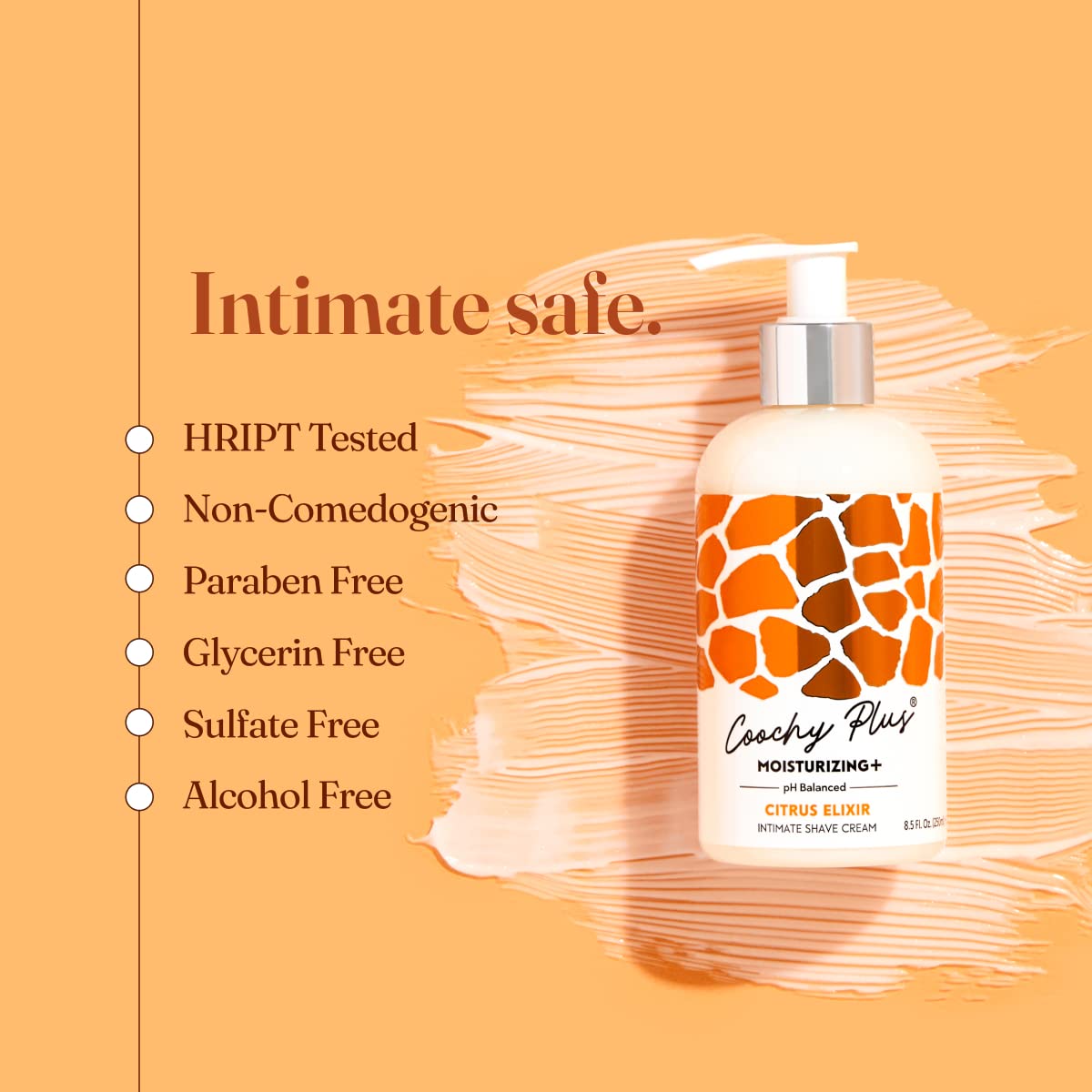 IntiMD Coochy Plus Citrus Elixir, protección contra irritación durante el afeitado.