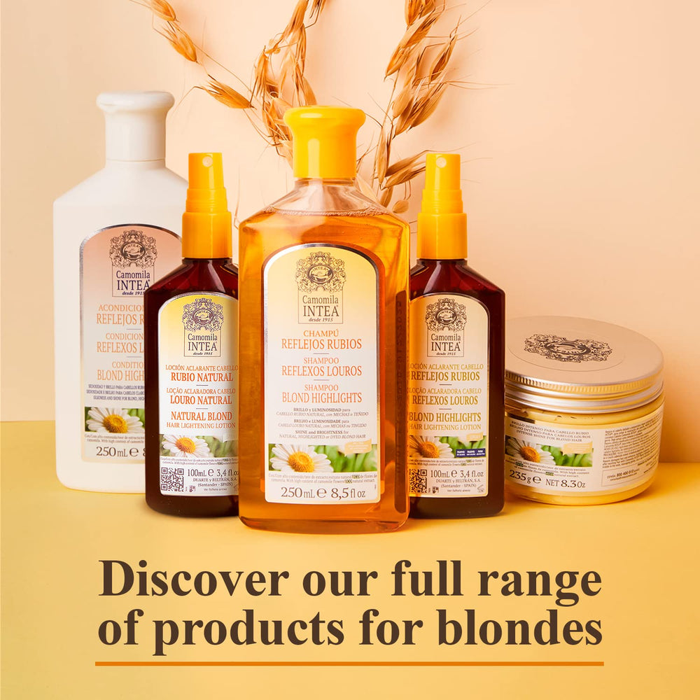 Intea Chamomile Shampoo, aroma a manzanilla: sensación calmante durante la ducha.