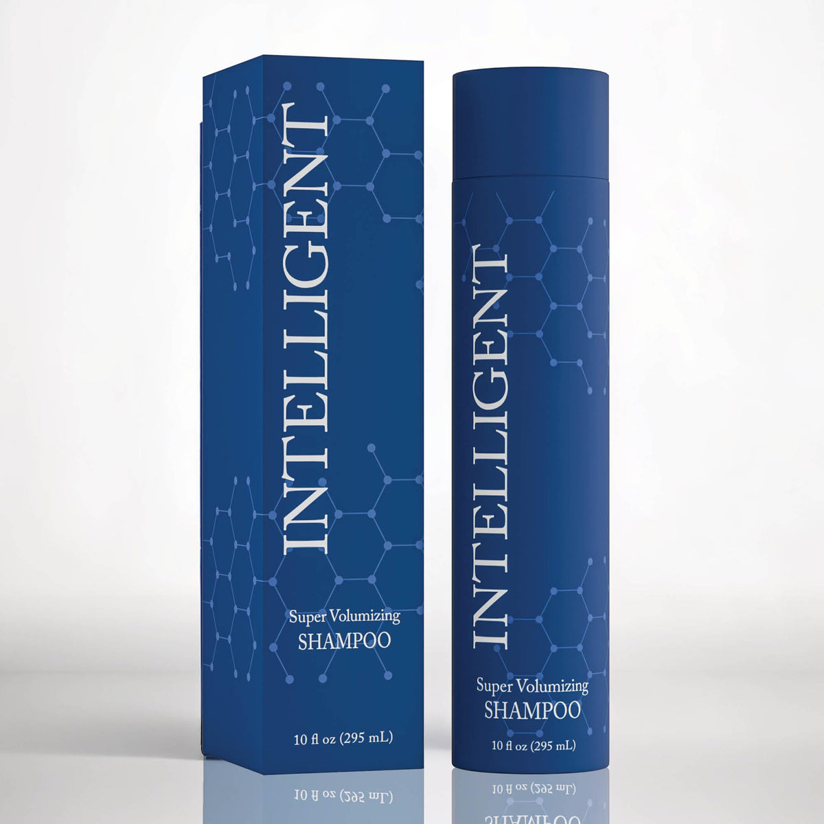 Intelligent Shop Shampoo bouteille fortifie les cheveux fragiles et augmente le volume.