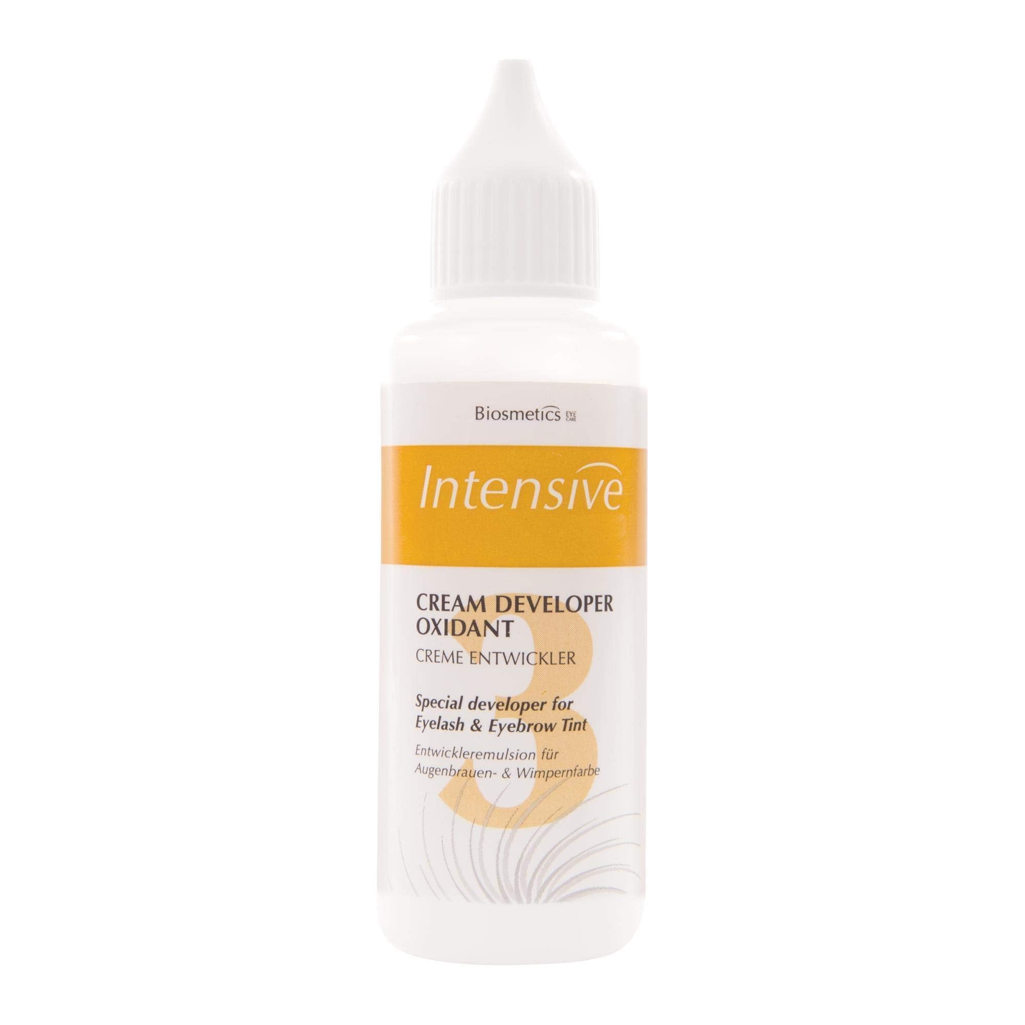 Oxidante cremoso Intensive, bote de 50 ml, aplicación suave para coloración profesional