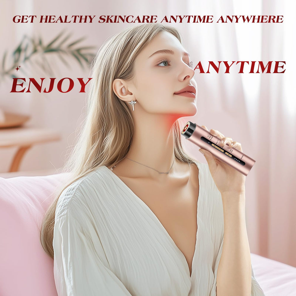 INTEO Microcurren Facial Device ergonomic aluminum body for comfortable handling