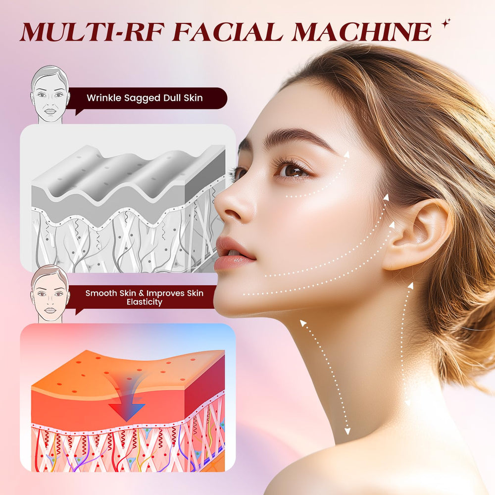 INTEO Microcurren Facial Device vibration mode with microcurrents for subtle lift