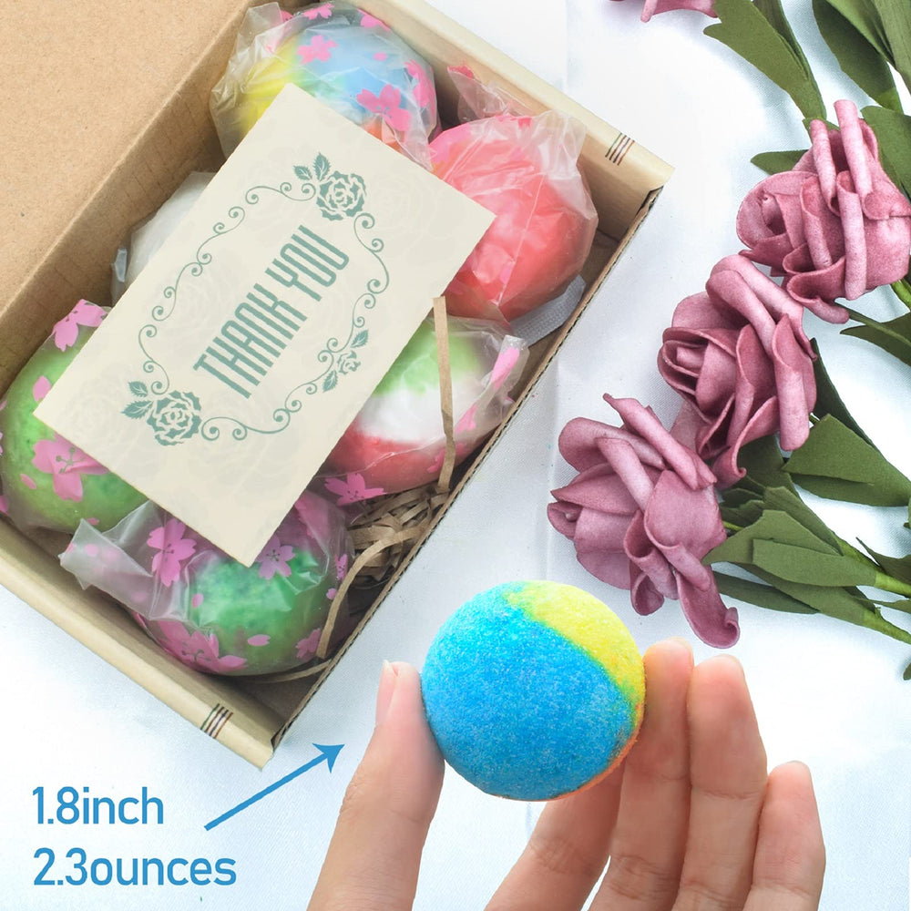 INTEYE Bombas de baño 6 aromas diferentes, colección versátil.
