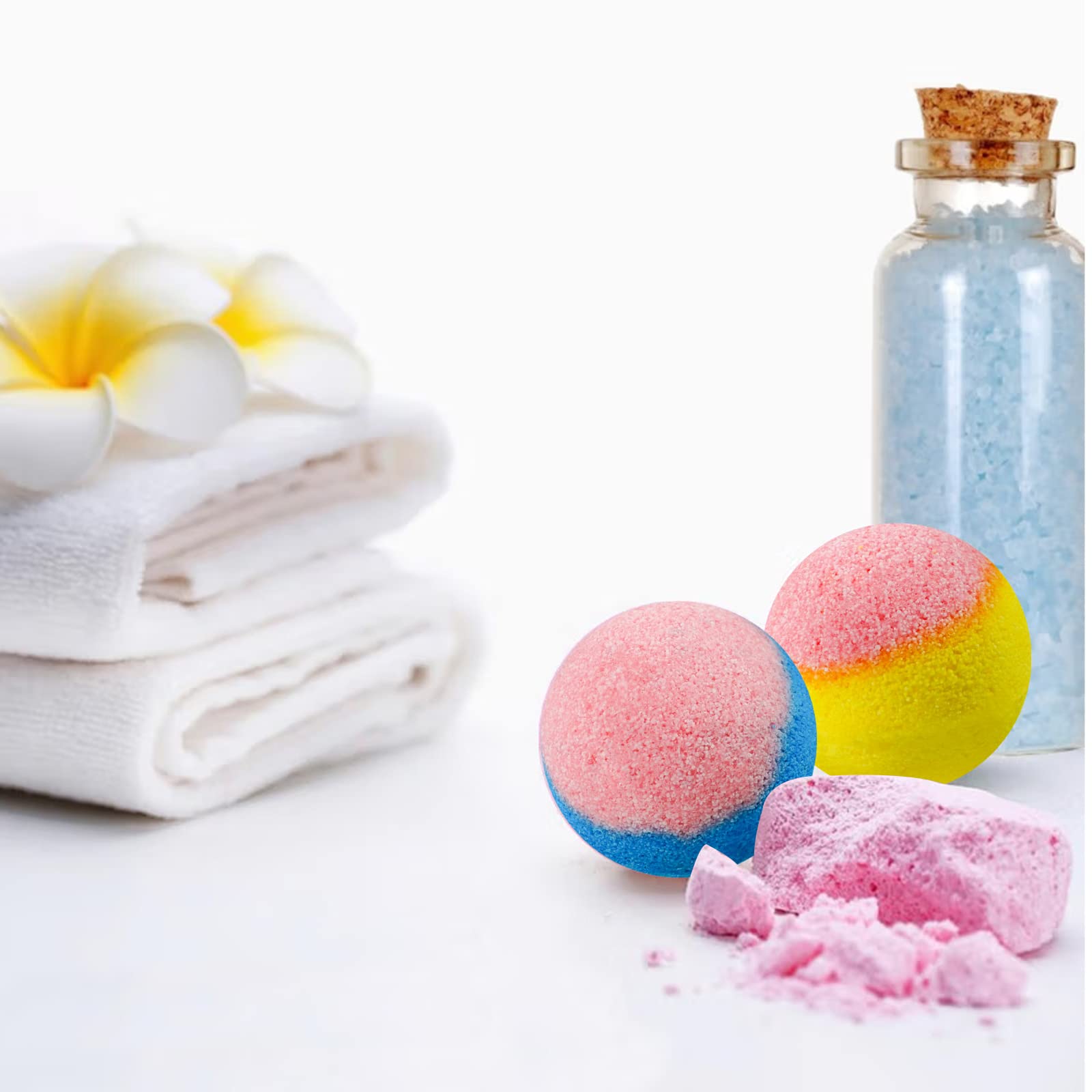 INTEYE Bombas de Baño Aceites Naturales: hidratación profunda