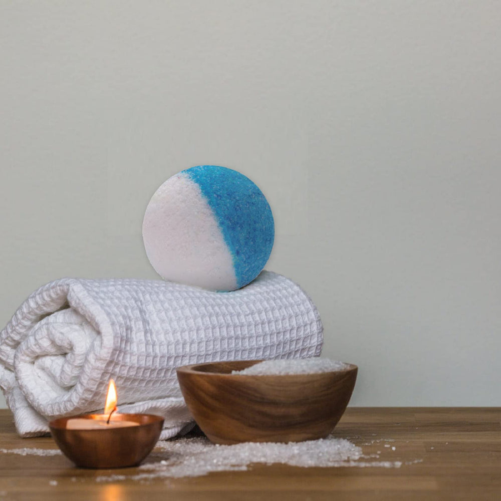 INTEYE Bombas de baño experiencia sensorial con color y aroma.
