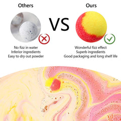 INTEYE Bombas de Baño Rose Quartz: brillo romántico y piel suave
