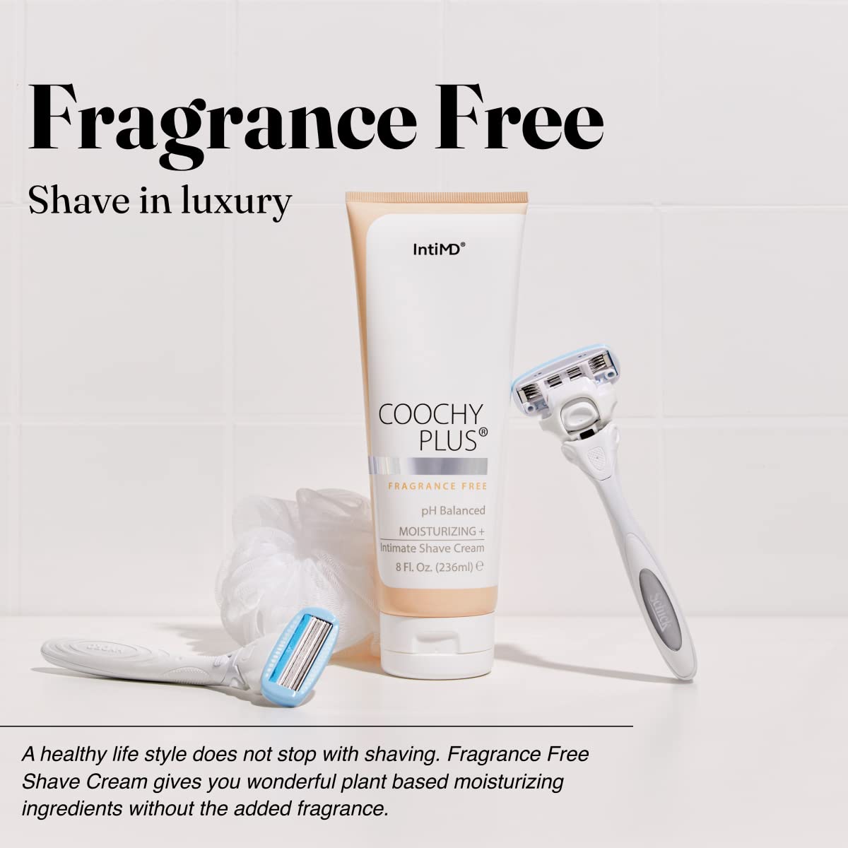Previene irritaciones y pelos encarnados en áreas íntimas con IntiMD Coochy Plus.