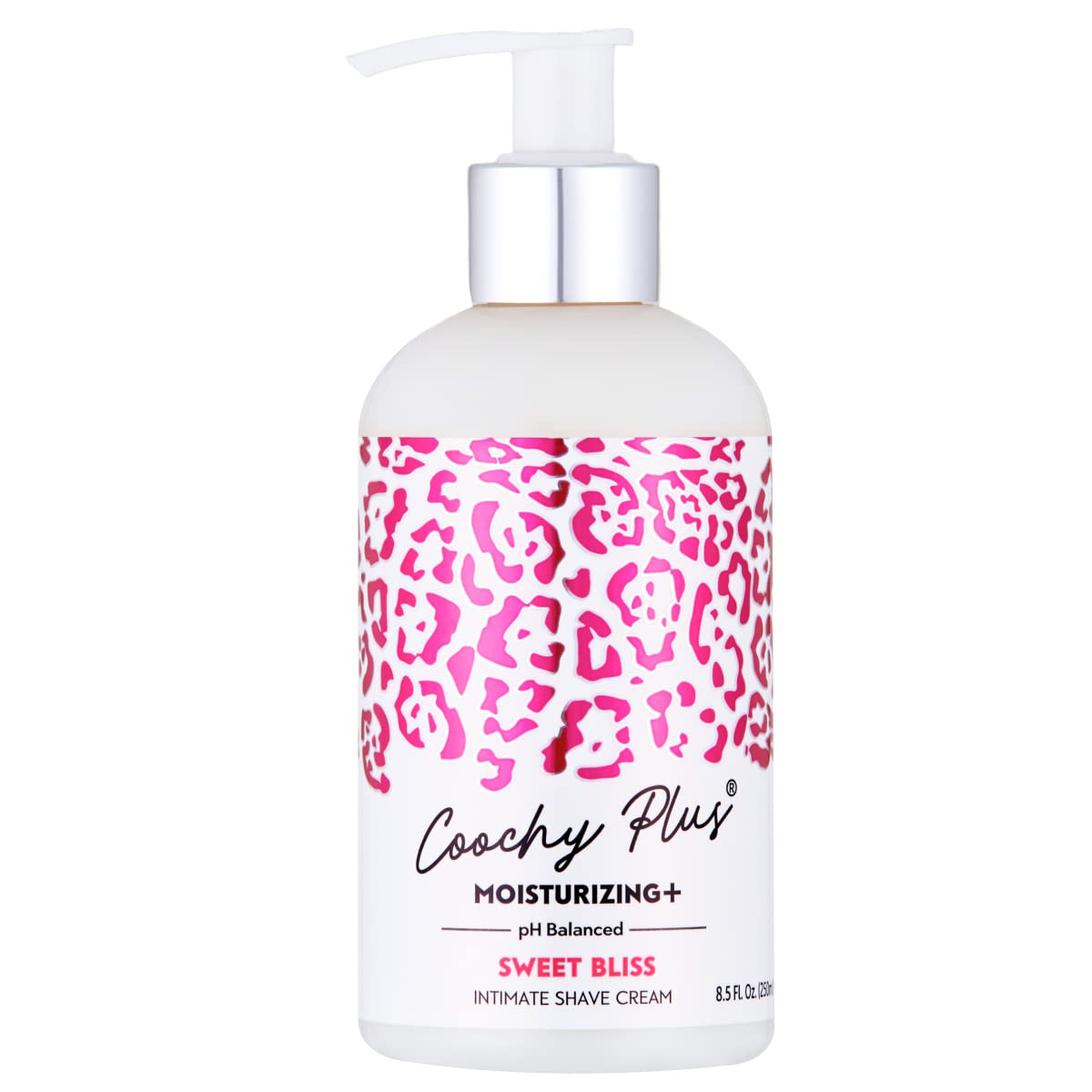 IntiMD Coochy Plus crema íntima, envase de 8.5 oz, deslizamiento suave para áreas sensibles.
