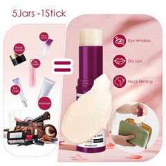 Contorno de ojos con Intrestio Calcium Multi Balm, suaviza líneas finas.