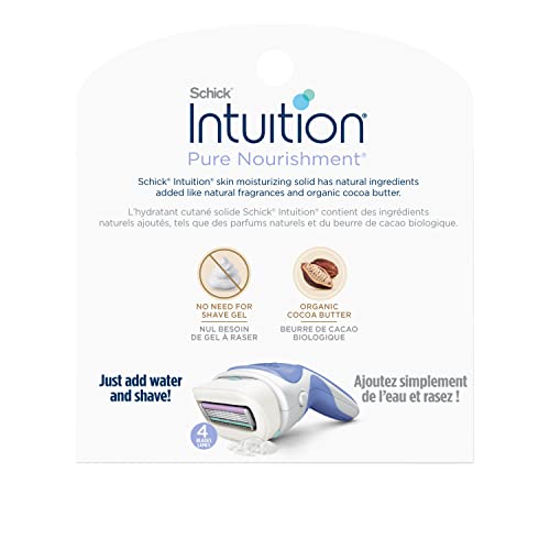 INTUITION recambios de rasador con aceite de almendra para piel suave