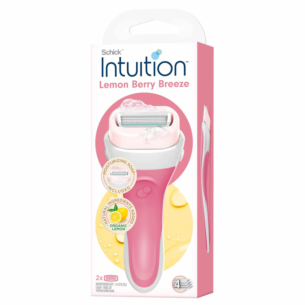 INTUITION razadora limón berry breeze para un afeitado cómodo