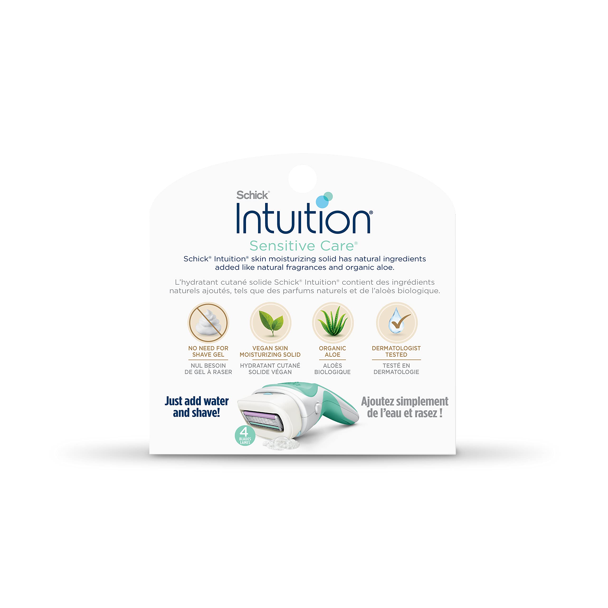 INTUITION Schick Sensitive Care Compatibilidad con mango Intuition