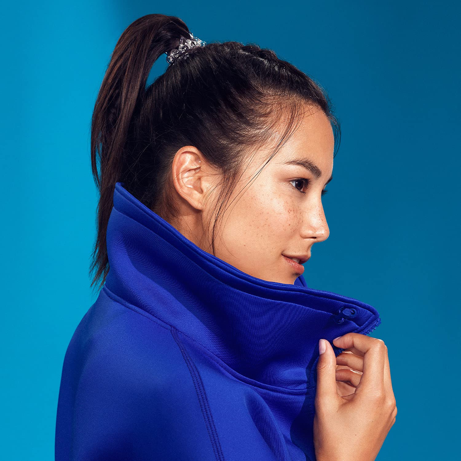 invisibobble Potencia espiral cristal claro, ayuda durante deporte sin dolor ni marcas