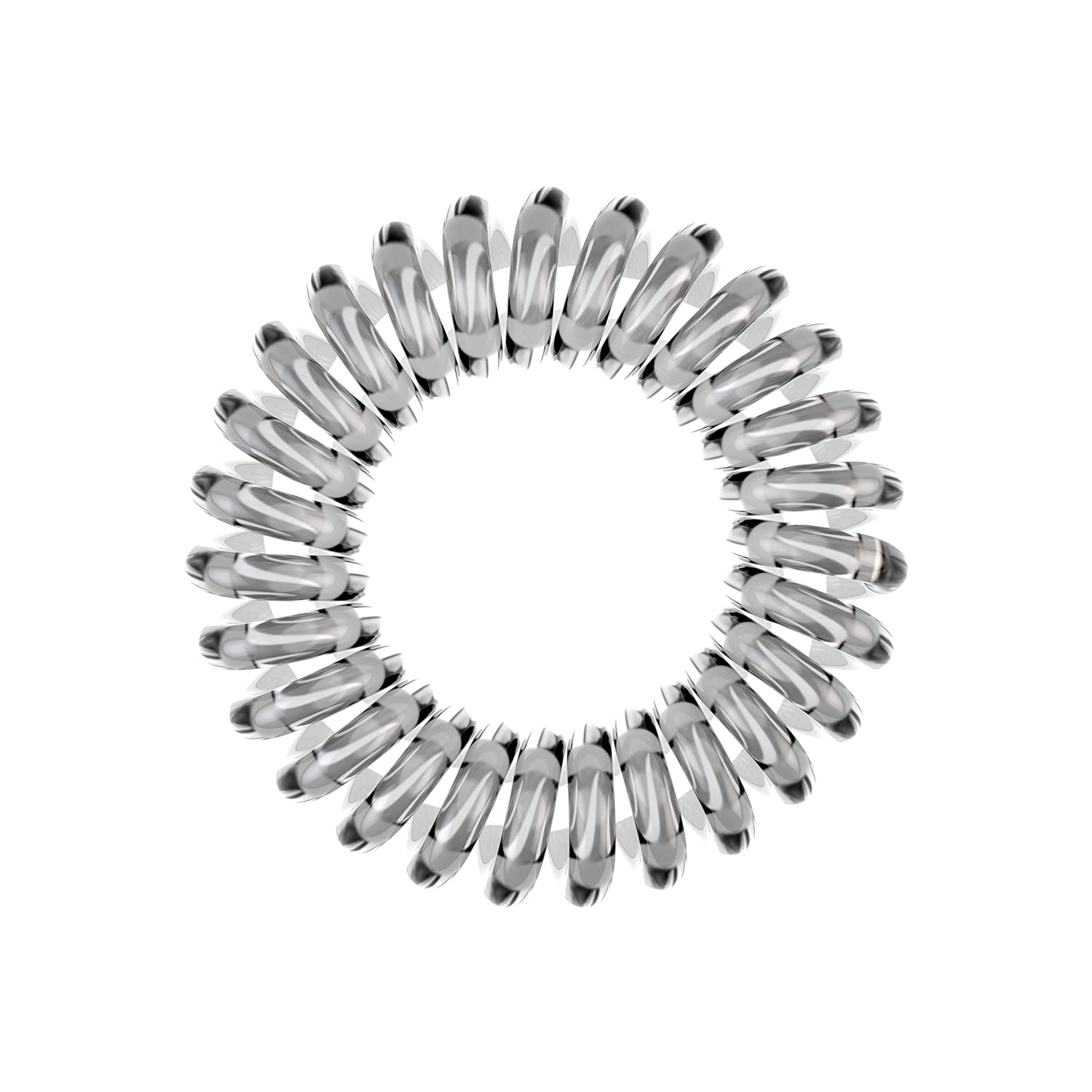 invisibobble Potencia espiral cristal claro, perfecto para cabello grueso y ondas definidas
