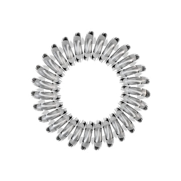 invisibobble Potencia espiral cristal claro, perfecto para cabello grueso y ondas definidas