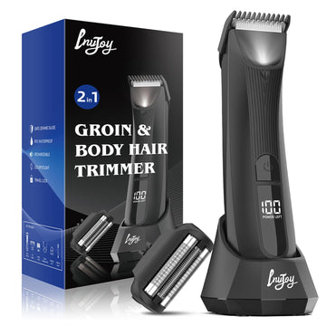 Invjoy Manscape corta corte corporal con precisión cerámica para una piel suave.