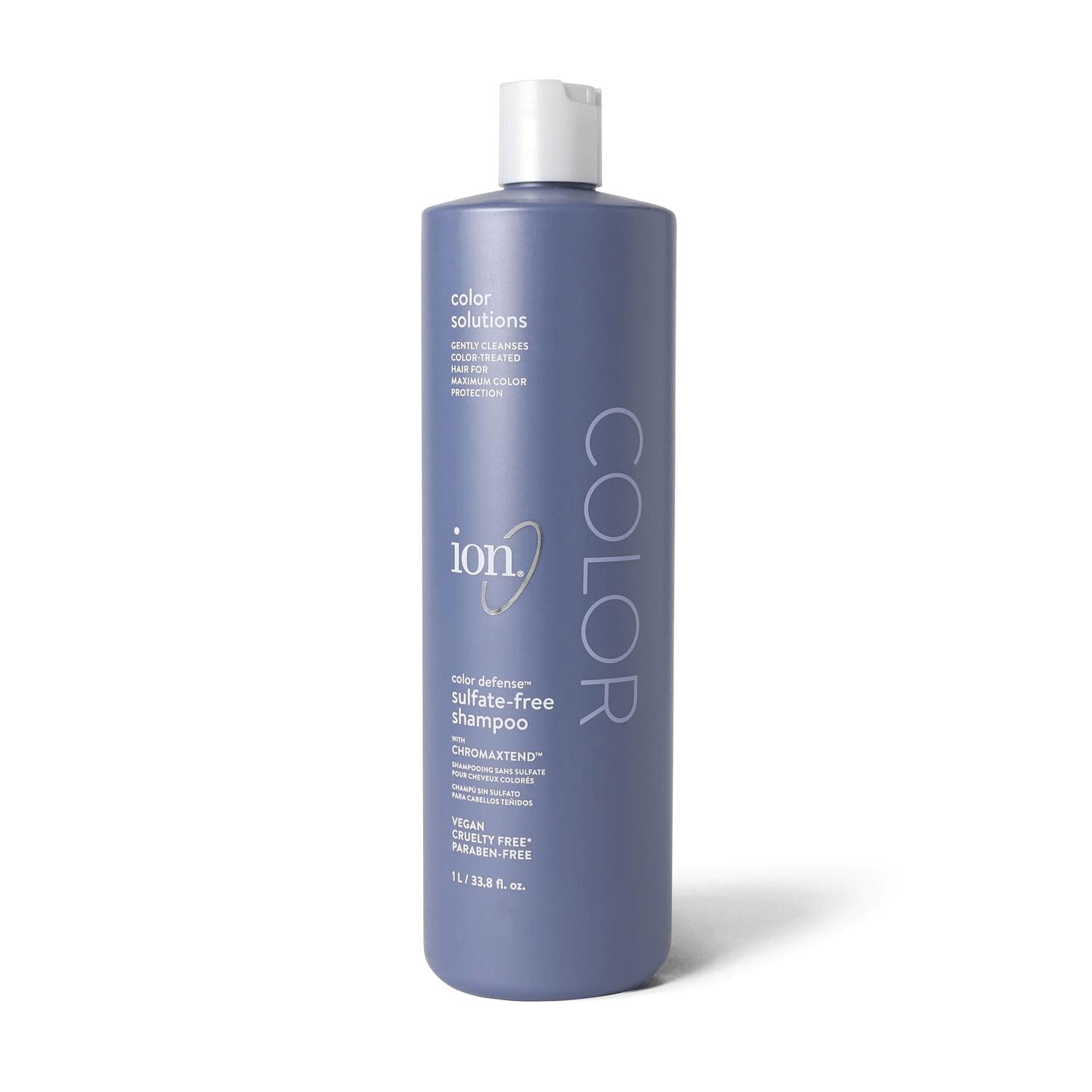 Ion Color Defense champú sin sulfatos para cabello teñido, protege el color y aporta brillo.