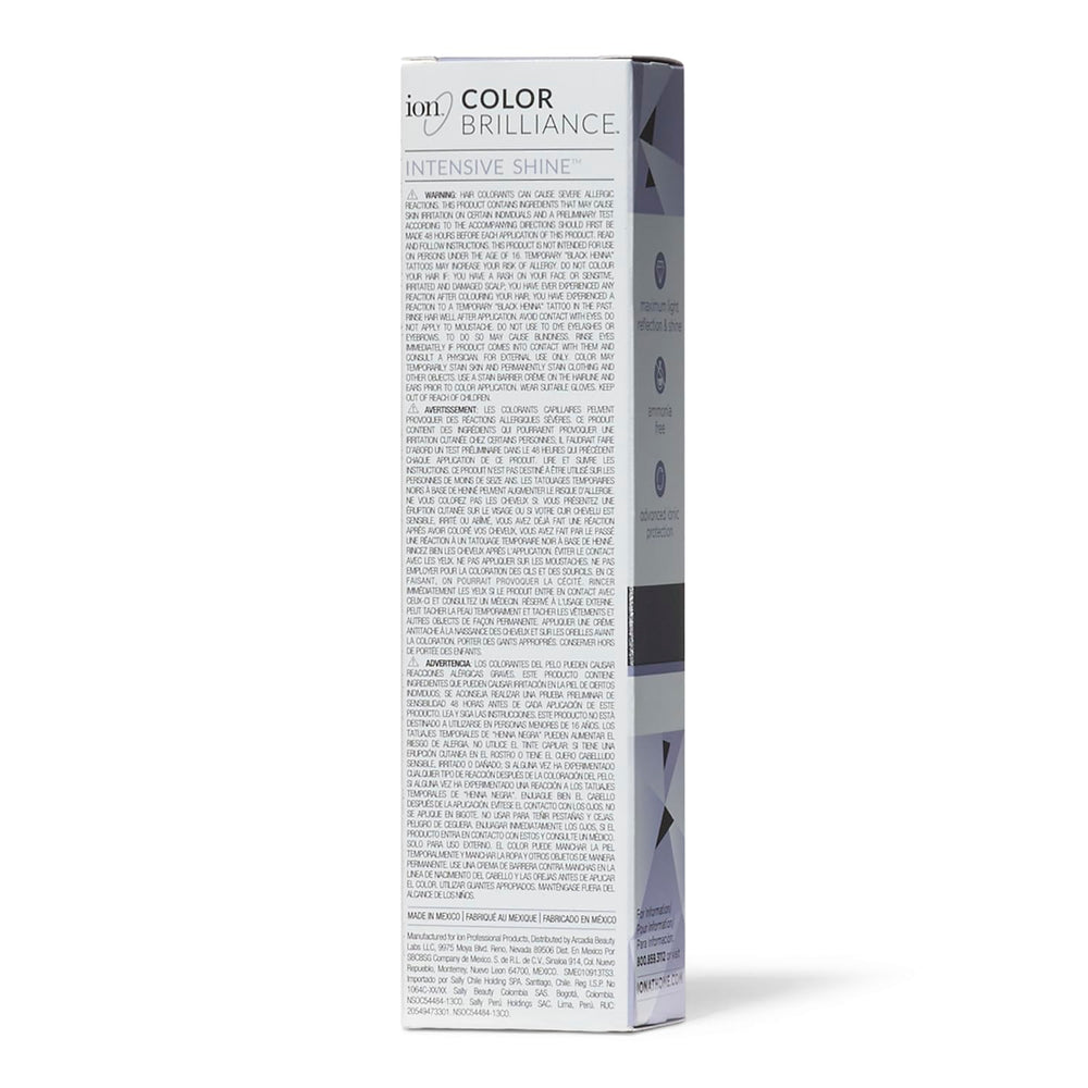 Ion Intensive Shine 00 Clear, aplicación fácil para cobertura de canas precisa.