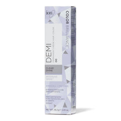Ion Intensive Shine 00 Clear, empaque compacto y coloración sin amoníaco para cabello suave.