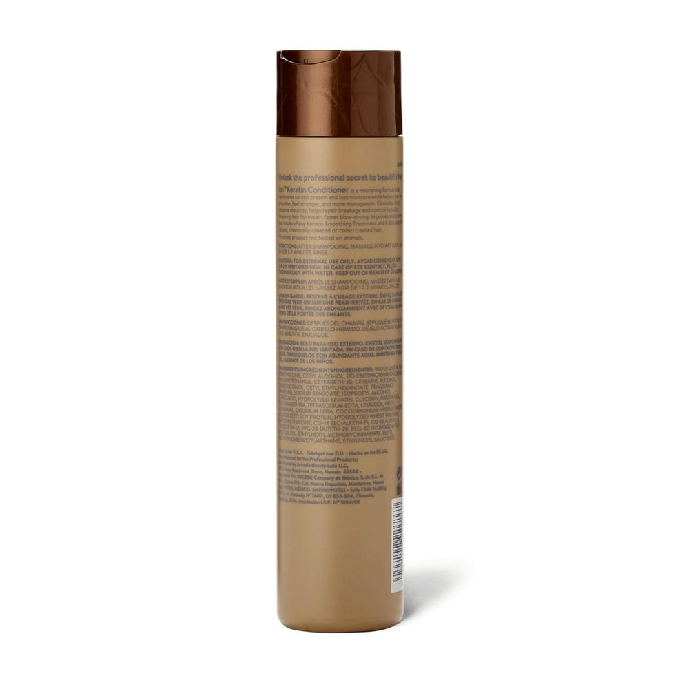 ion keratina suavizante crema, textura suave para distribuir.
