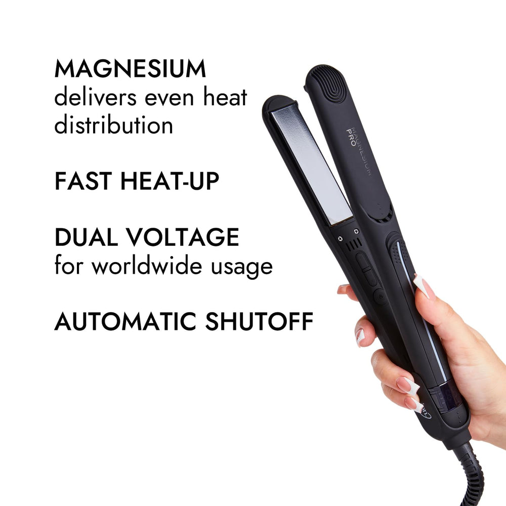 Ion plancha magnesium 1-pulgadas doble voltaje ideal para viajes