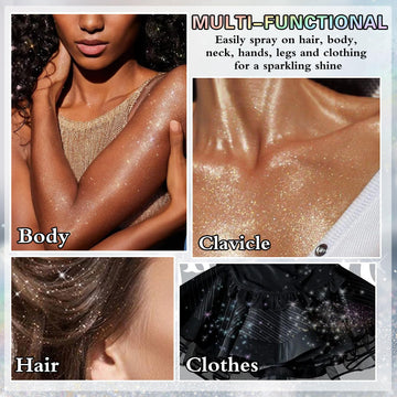 IONSGAKO brillo para ropa, crea efectos holográficos para looks festivos.