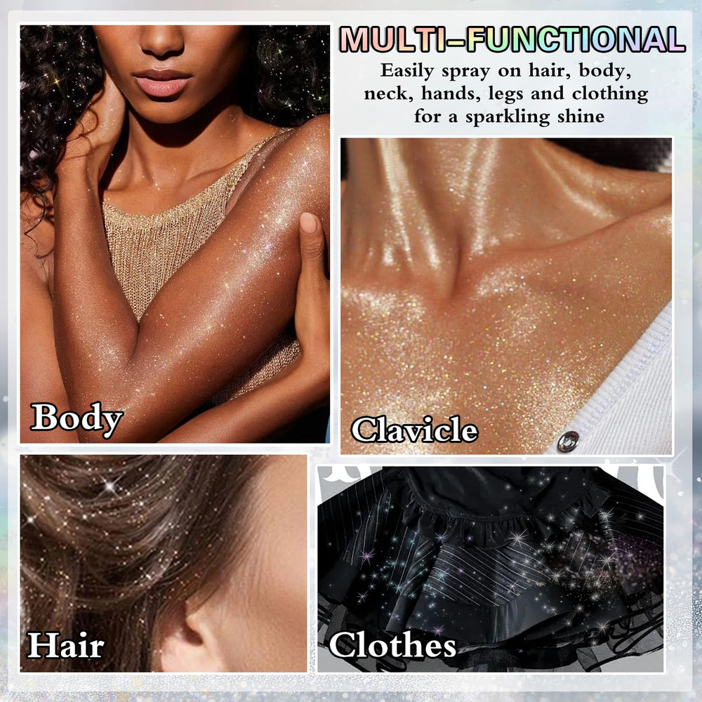IONSGAKO brillo para ropa, crea efectos holográficos para looks festivos.