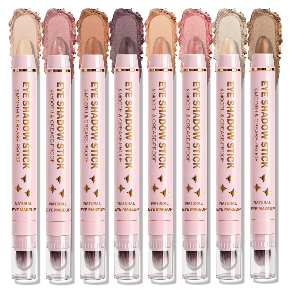 IONSGAKO conjunto de sombras en lapiz, 8 colores para looks versátiles y fáciles de crear.