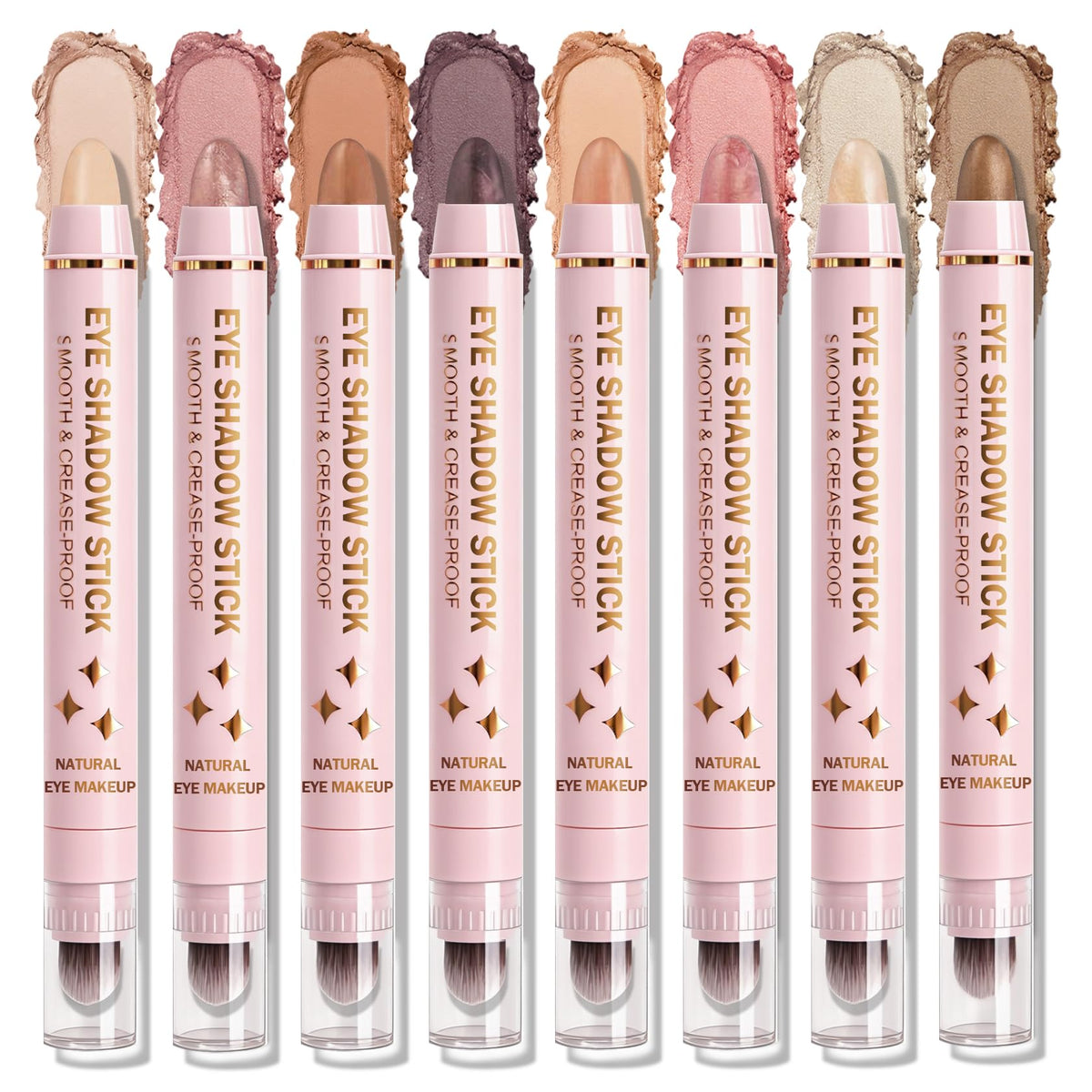 IONSGAKO conjunto de sombras en lapiz, 8 colores para looks versátiles y fáciles de crear.