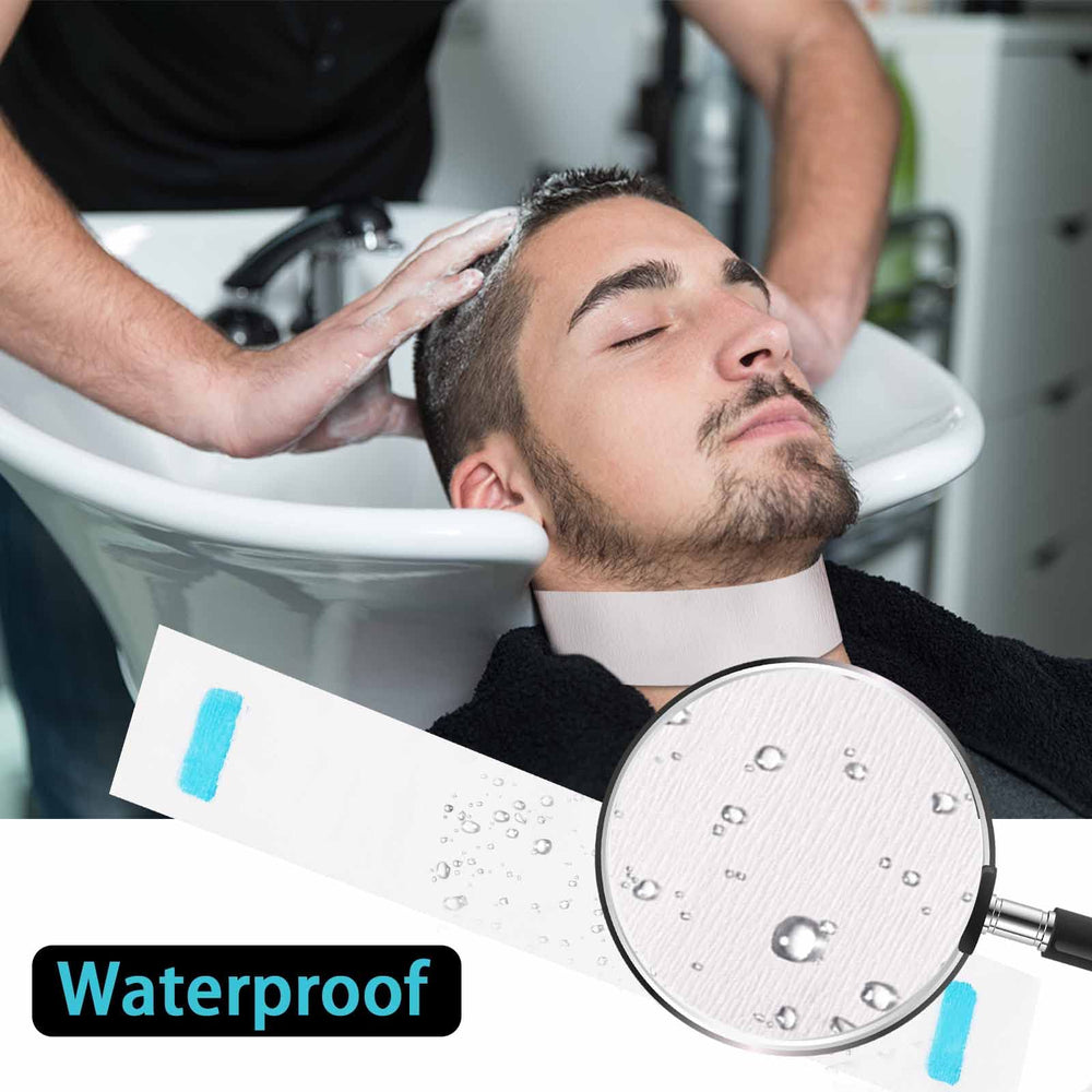 IOOROSE cinta cuello desechable en rollo para corte de cabello y higiene.
